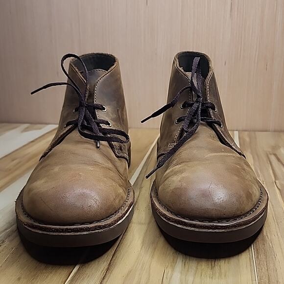❤️‍?CLARKS❤️‍? ORIGINAL CLASSICS 100% GRAIN LEATHER CHUKKAS MENS SIZE 11 VGUC main image 11
